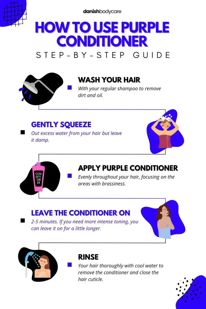 How to Use Purple Conditioner The Complete Guide - Infographic
