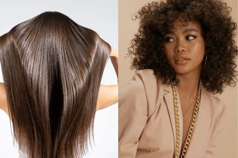 Straight Hair vs. Curly Hair